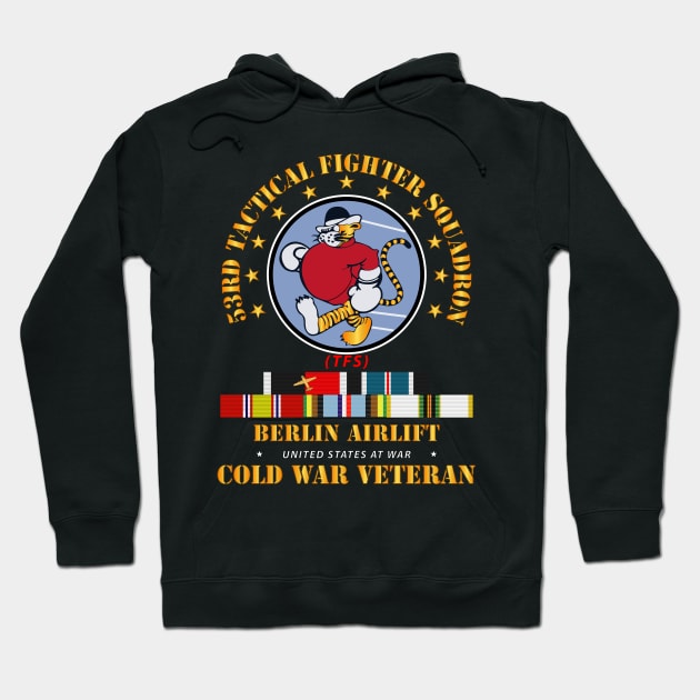 53rd TFS - Berlin Airlift  w  COLD EXP OCCP Airplane SVC Hoodie by twix123844